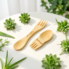 Bamboo Spork Utensil | Faire Market Bestseller