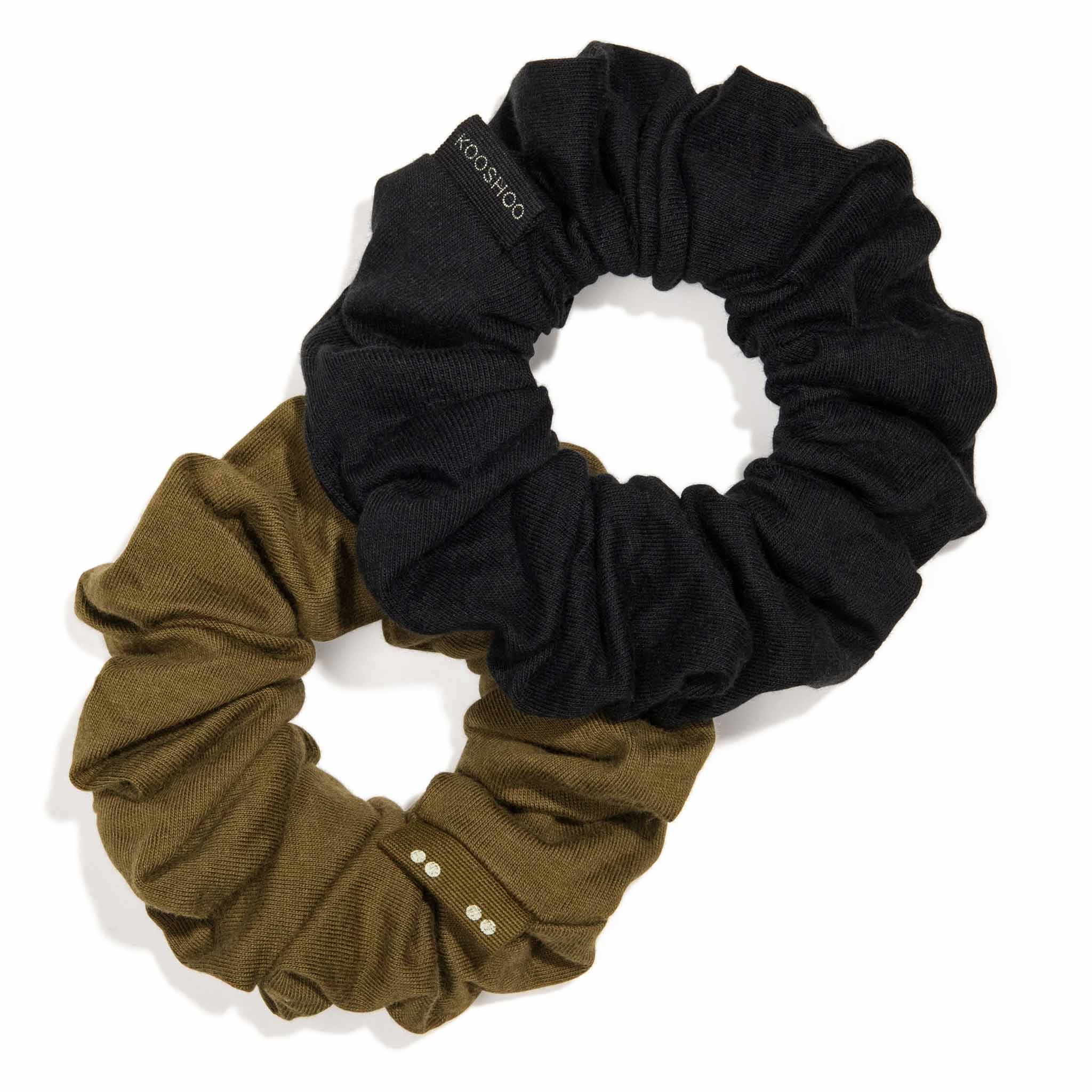 Plastic-free Scrunchies - Black Olive