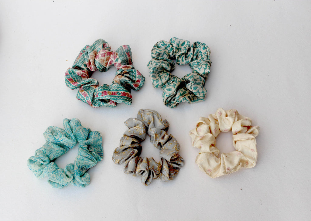 Upcycled - Sari Scrunchie