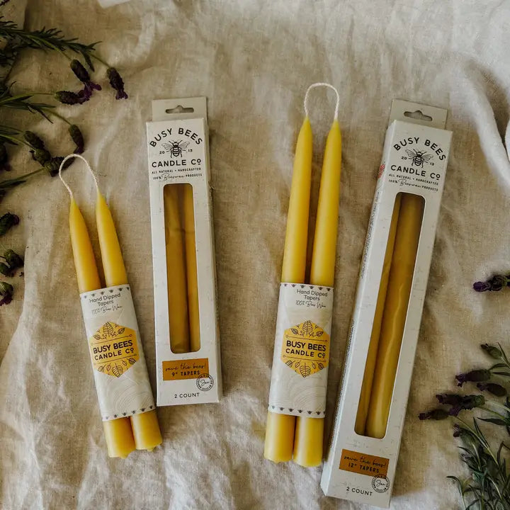 Candle - Tapers (Busy Bees Candle Co)