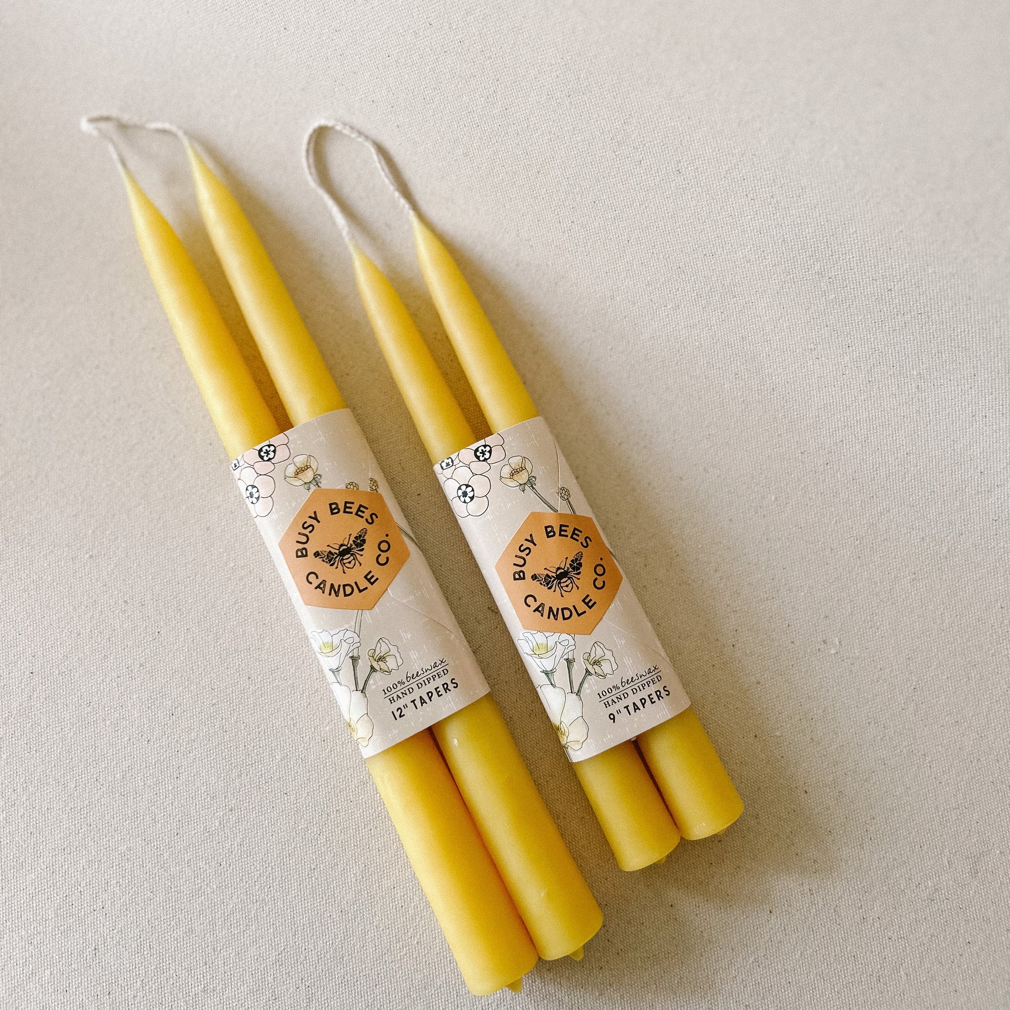 Candle - Tapers (Busy Bees Candle Co)