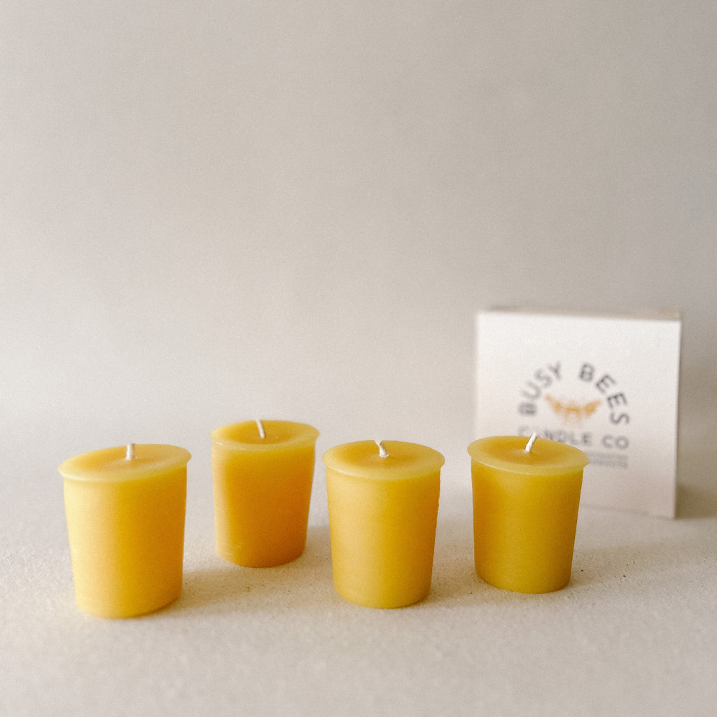 Candle - Votives 4pack (Busy Bees Candle Co)