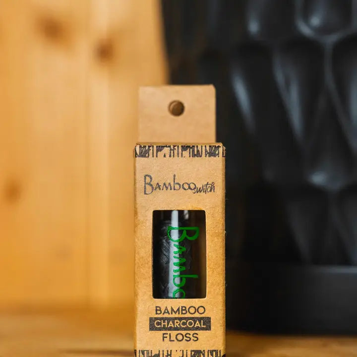 Charcoal-Infused Bamboo Dental Floss