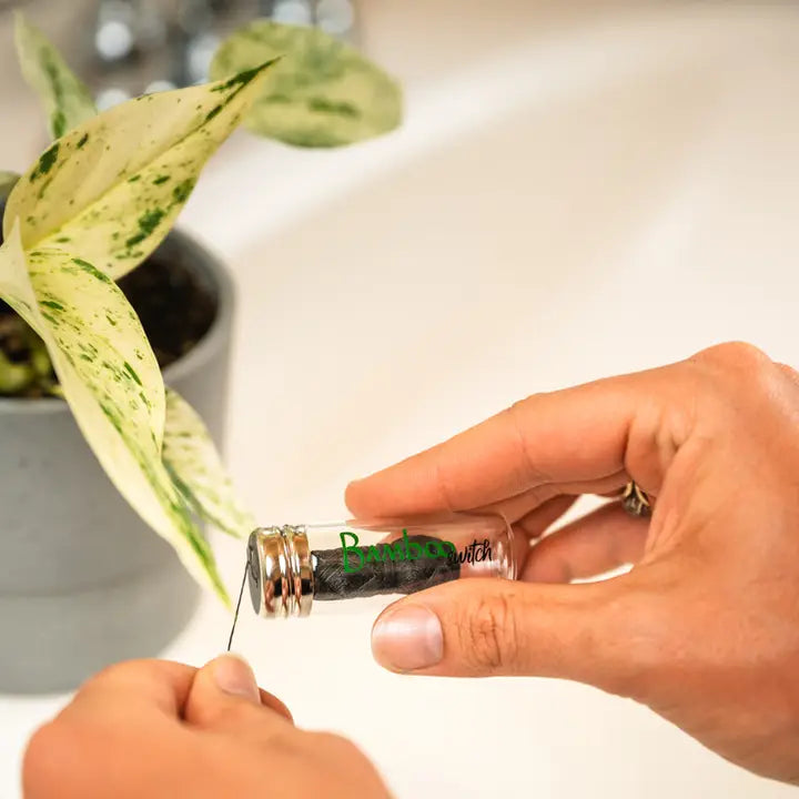 Charcoal-Infused Bamboo Dental Floss