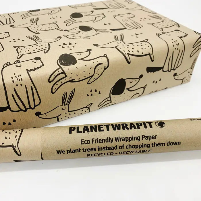 Wrapping Paper Sheets -- Recycled Kraft Paper