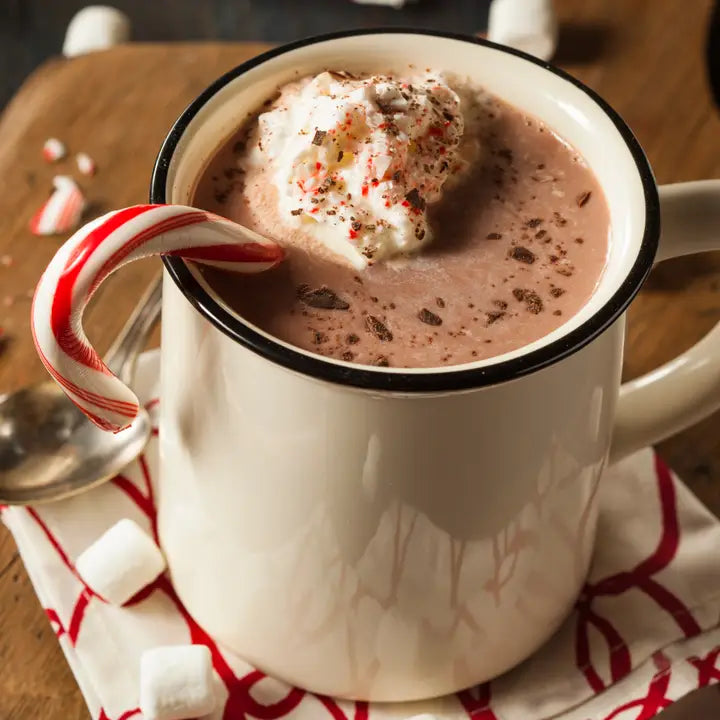 Hot Cocoa Mix in Reusable Glass Jar