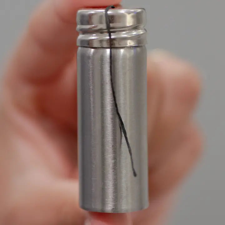 Charcoal Floss - Steel Holder