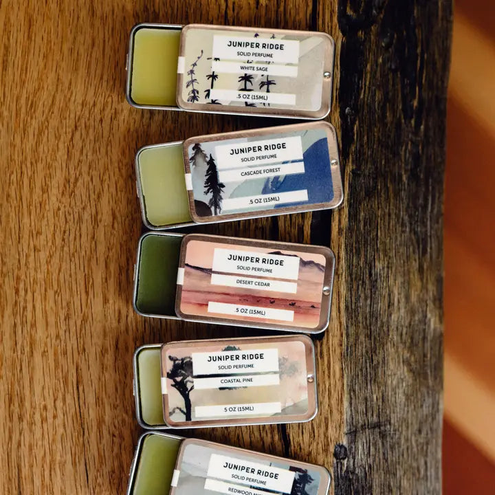 Juniper Ridge Solid Perfume Tins
