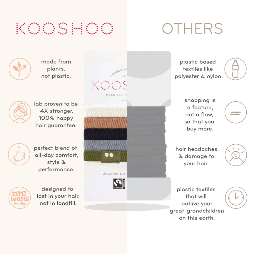 Kooshoo Hair Ties (Flat)