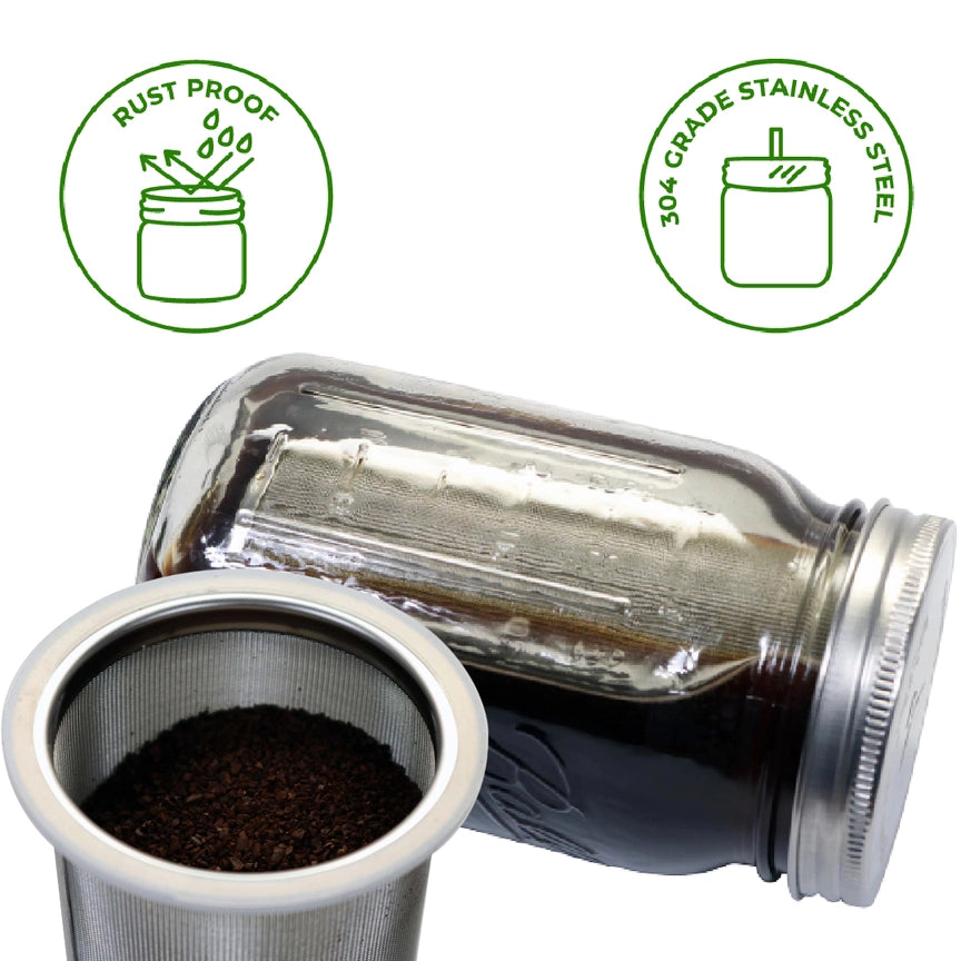 Cold Brew Coffee and Tea Maker Filter Kit