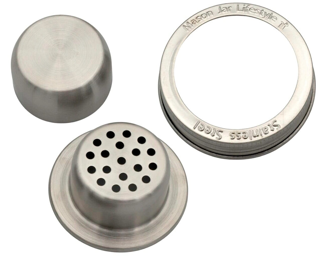 Cocktail Shaker Lid Set for Mason Jar