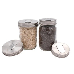 Grain Dispensing Lid For Mason Jars 2pk