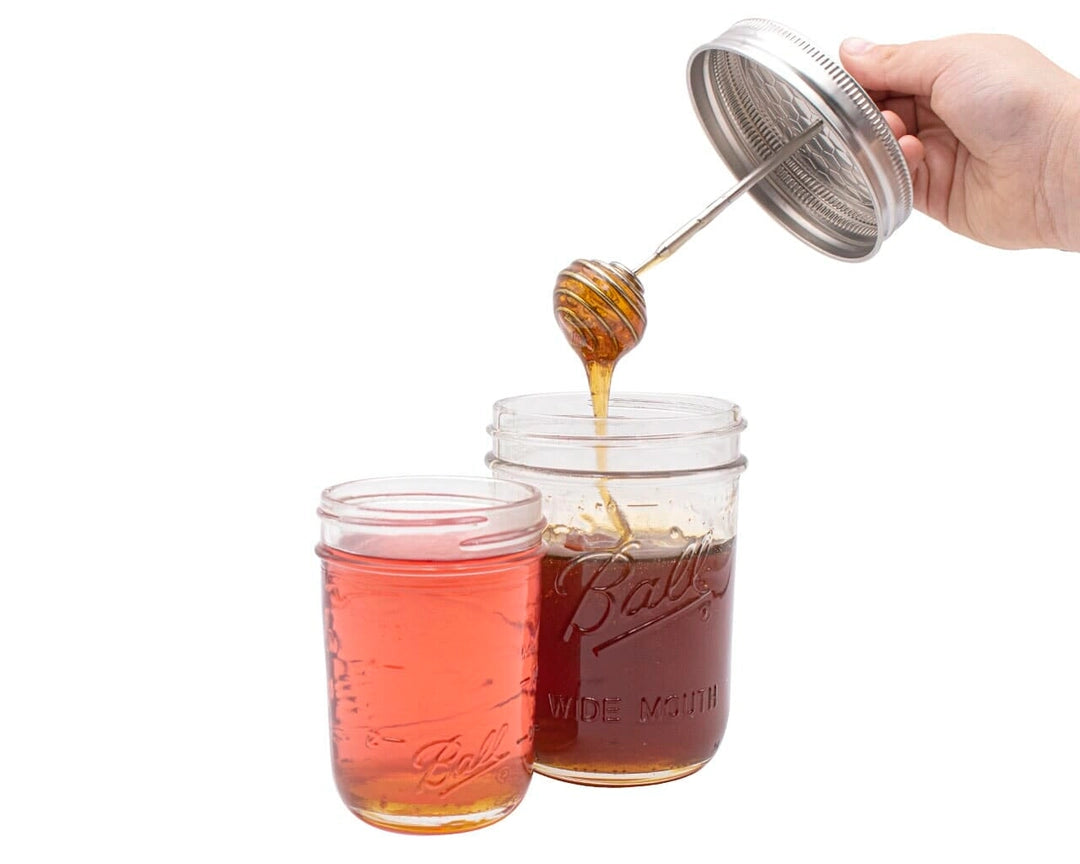 Stainless Steel Honey Dipper for Mason Jars