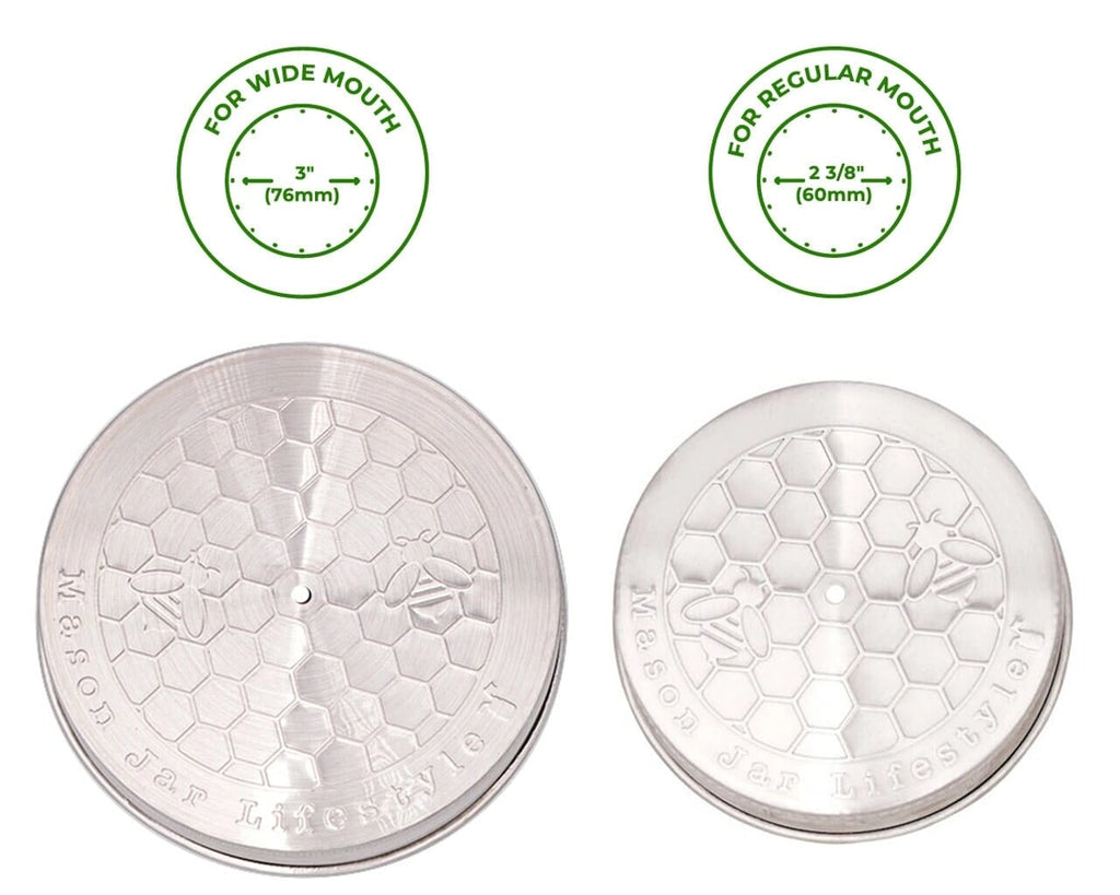 Stainless Steel Honey Dipper for Mason Jars