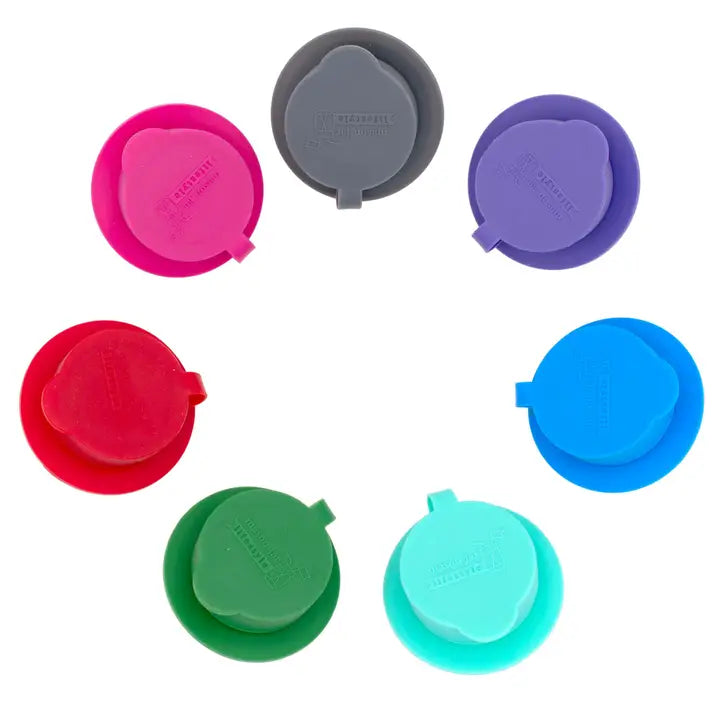 Silicone Pop-Up Straw Lid for Regular-Mouth Mason Jar