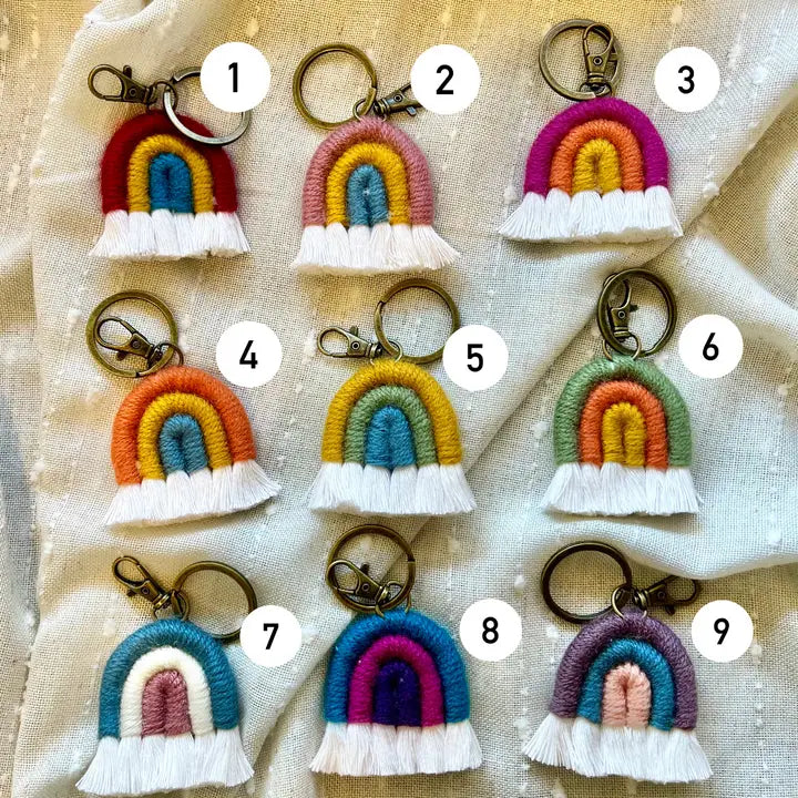 Rainbow Keychain - Macra Madam