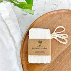 Compostable Double-Layer Loofah Sponge 3-Pack