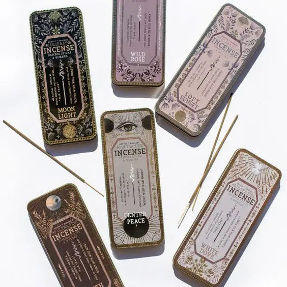 Premium Incense - 40 Sticks in Decorative Tin