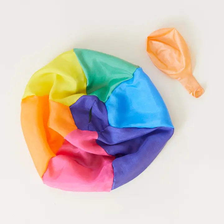 Silk Rainbow Balloon Ball