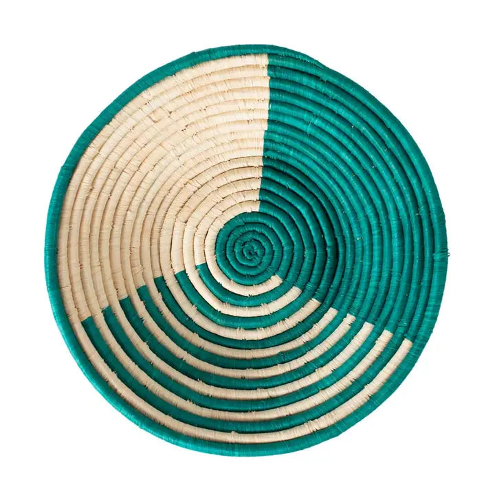 Handwoven Ugandan Raffia Basket