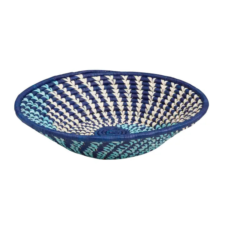 Handwoven Ugandan Raffia Basket
