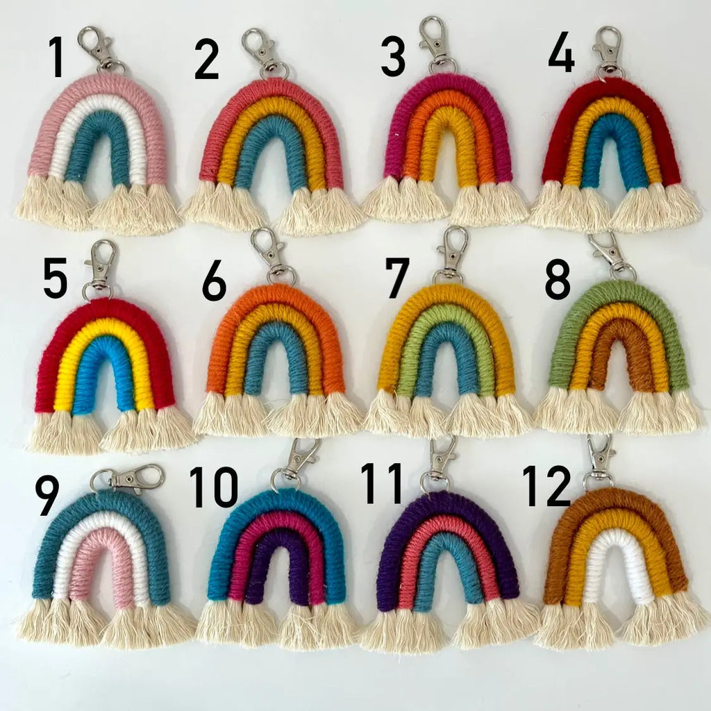 Rainbow Keychain - Macra Madam