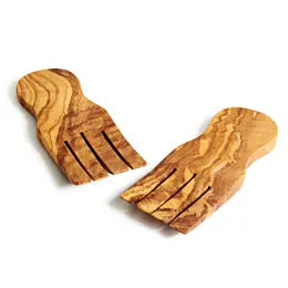 Olive Wood Salad Servers