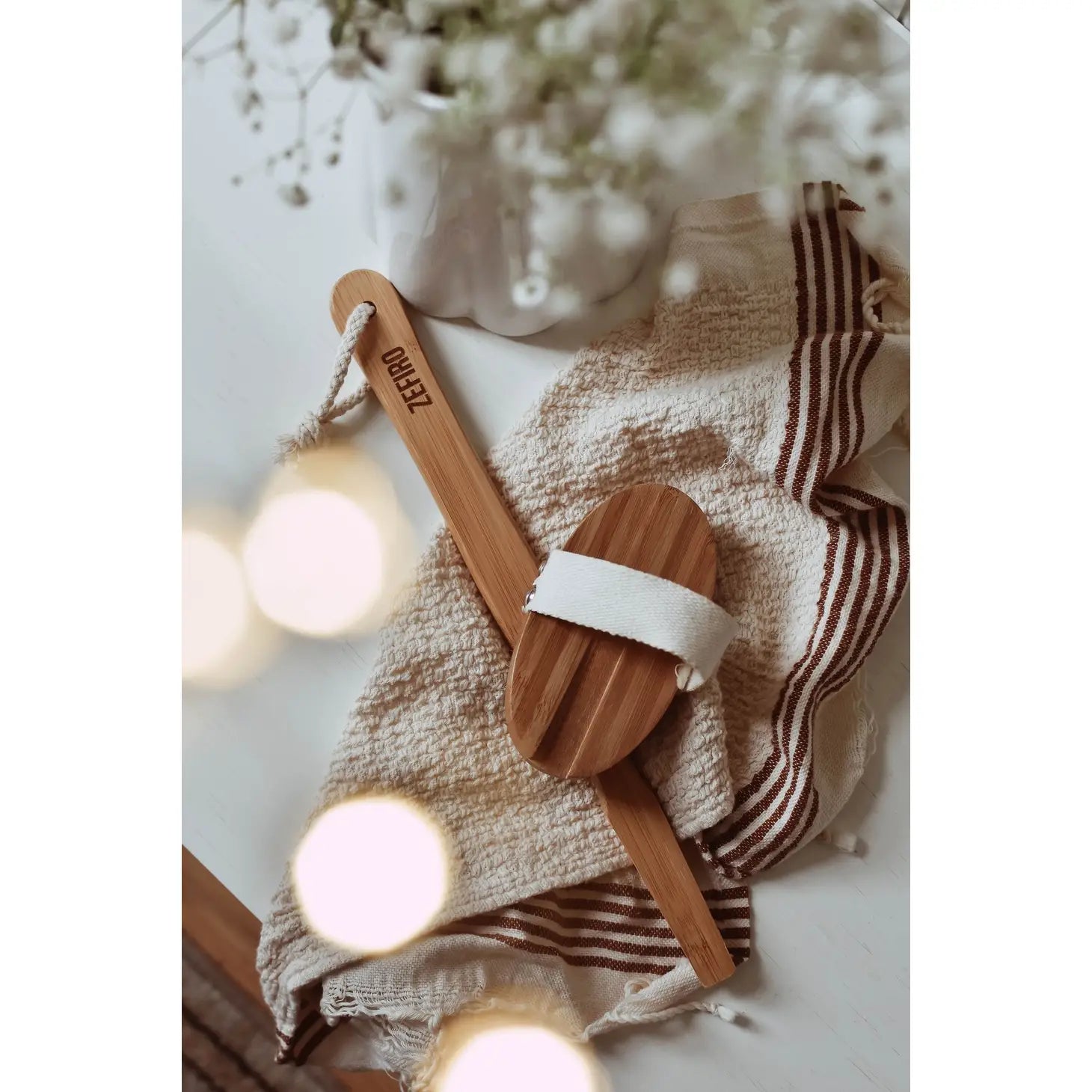 Dry/Wet Long Handle Body Brush - Zefiro