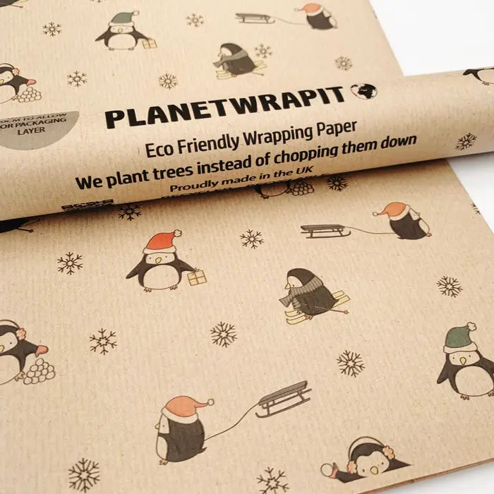 Wrapping Paper Rolls -Recycled Kraft Paper Gift Wrap