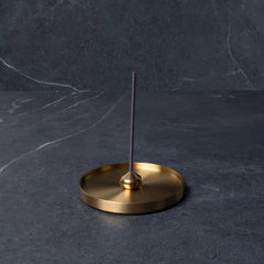 Copper Incense Holder + Tray Set