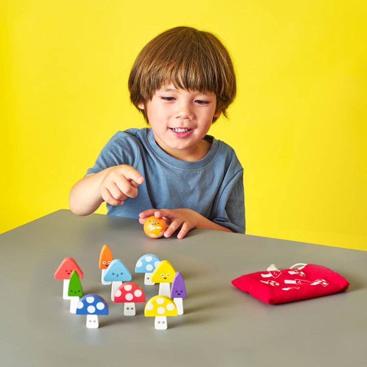 It's a Strike! Mini Mushroom Bowling