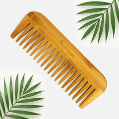 Pointed Bamboo Wide Tooth Comb