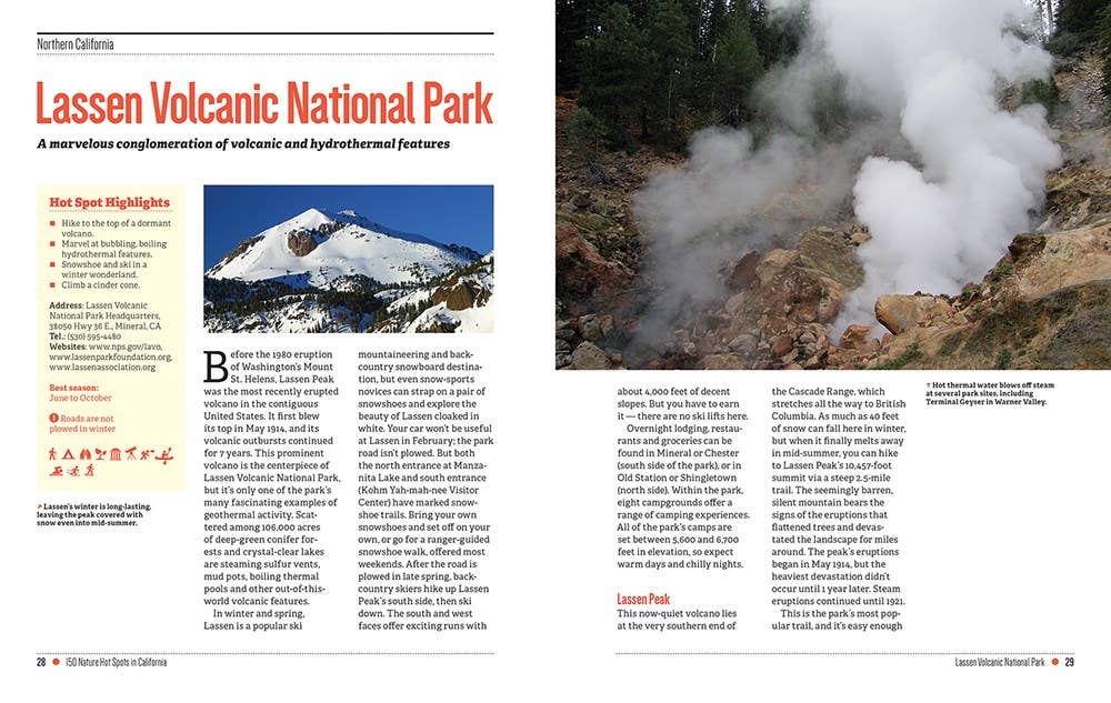 150 Nature Hot Spots In California