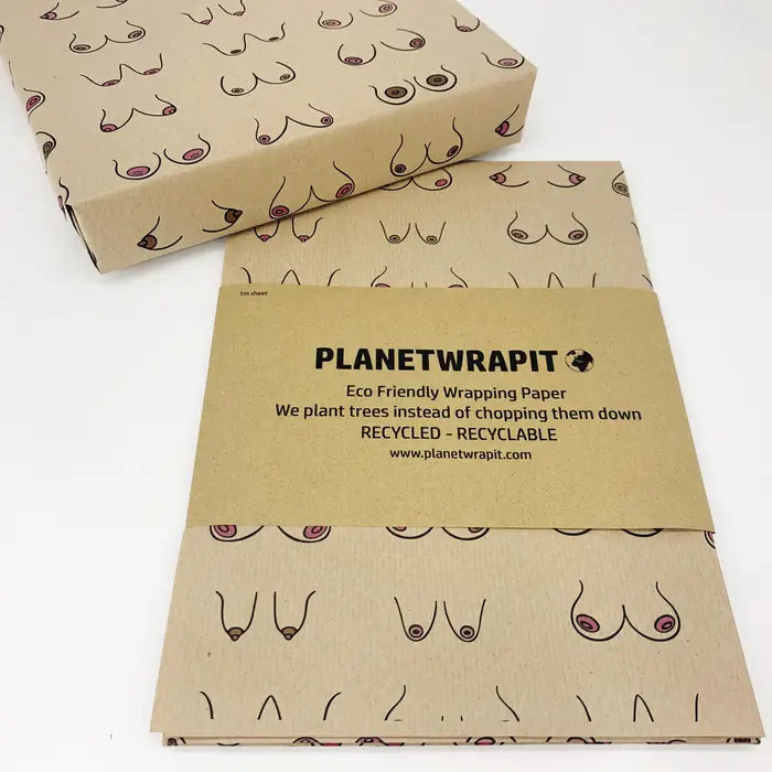 Wrapping Paper Sheets -- Recycled Kraft Paper