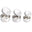 Stainless Steel - Food Storage Round Snack Trio