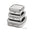 Stainless Steel - Food Storage Square Trio