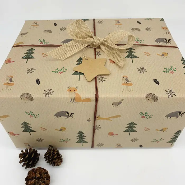 Wrapping Paper Sheets -- Recycled Kraft Paper