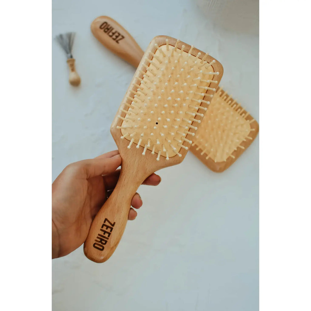 Hairbrush - Ball Tip Bamboo (Large) Zefiro