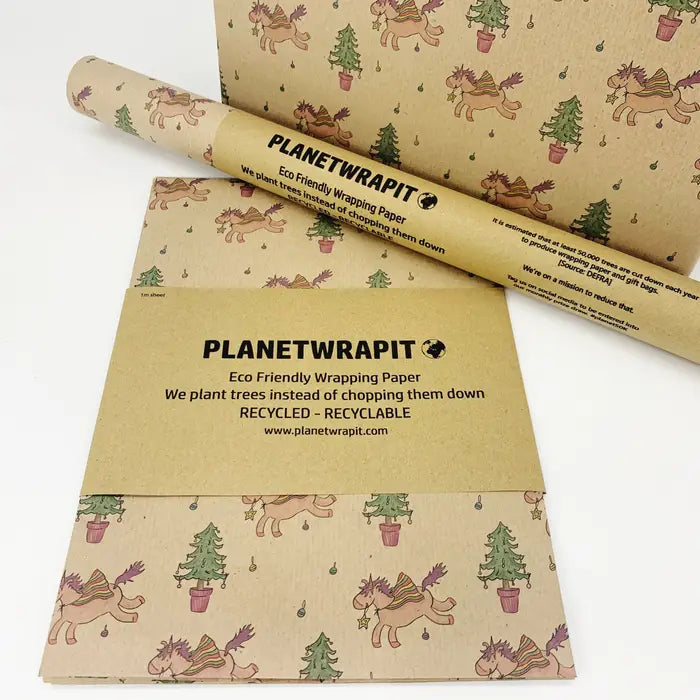 Wrapping Paper Rolls -Recycled Kraft Paper Gift Wrap