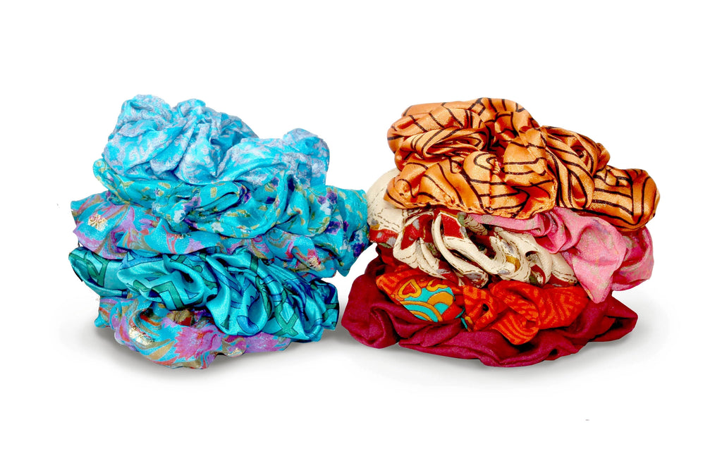 Upcycled - Sari Scrunchie