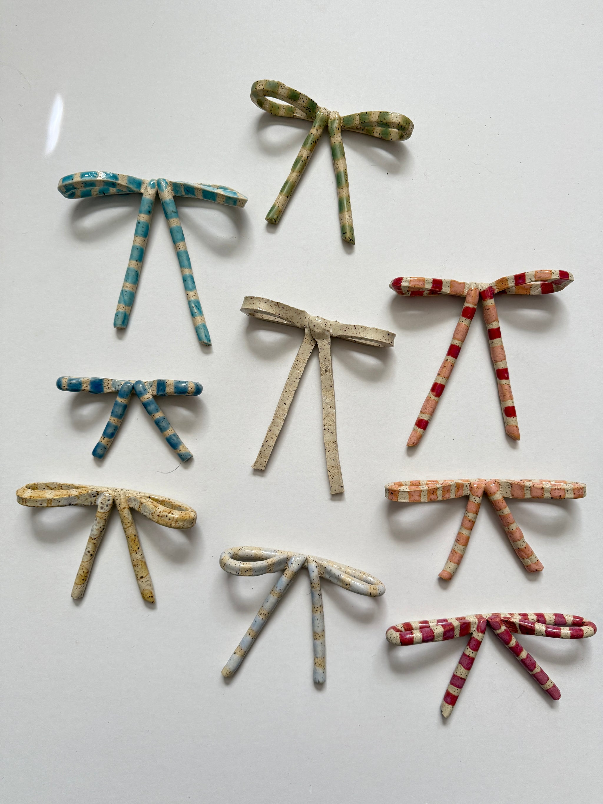 Handmade Ceramic Bow Utensil Rest