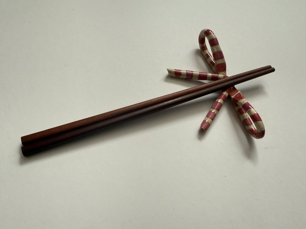 Handmade Ceramic Bow Utensil Rest