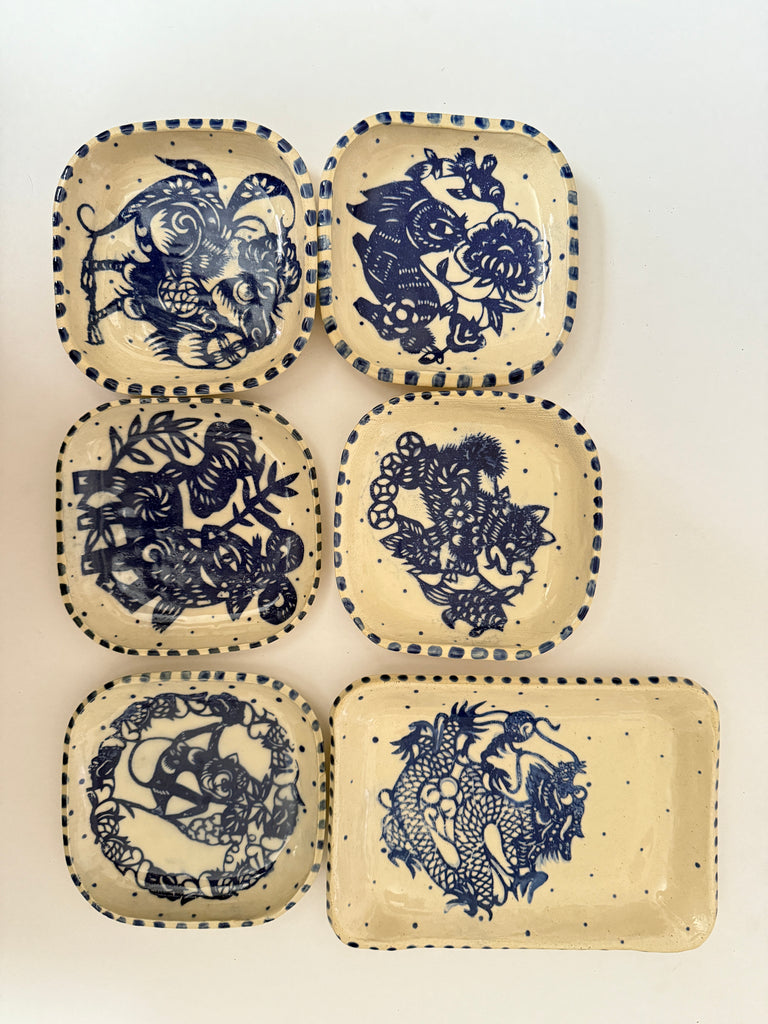 Handmade Chinese Zodiac Plates