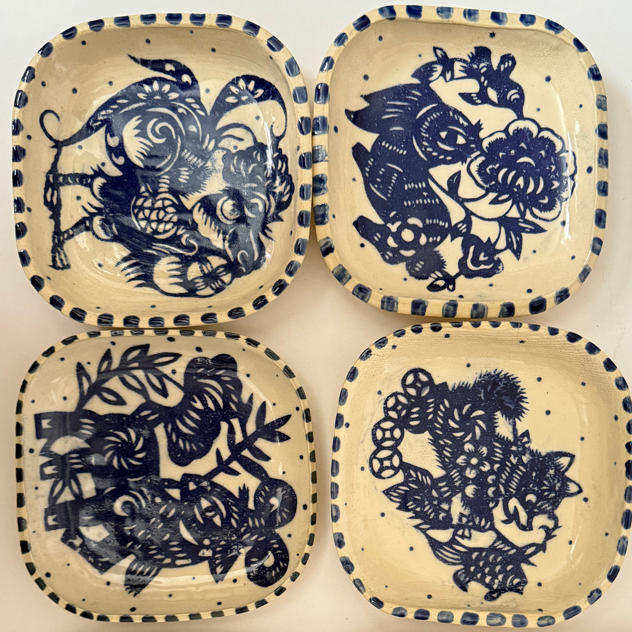 Handmade Chinese Zodiac Plates