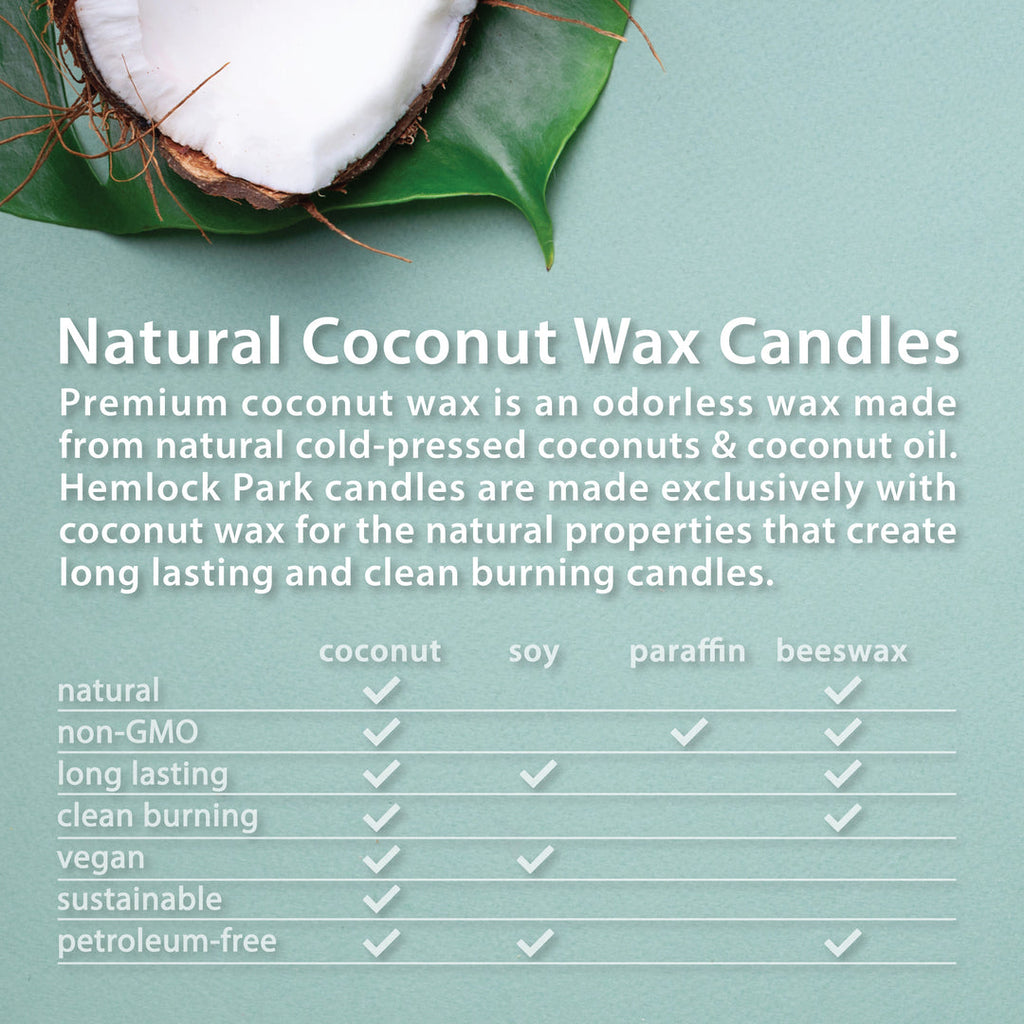 Wood Wick Candle with Natural Coconut Wax