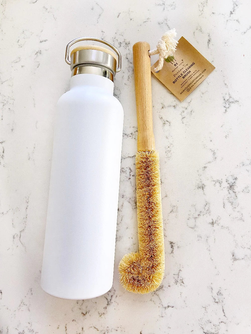 Coconut Bottle Cleaning Brush - Zefiro