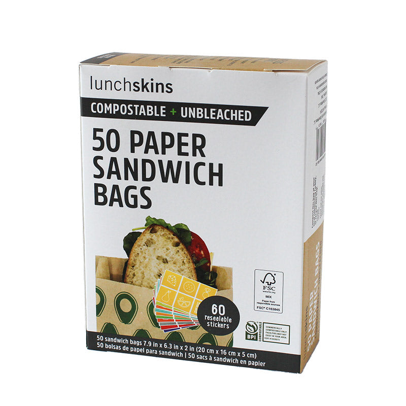 Compostable Sandwich Bags 50 Count