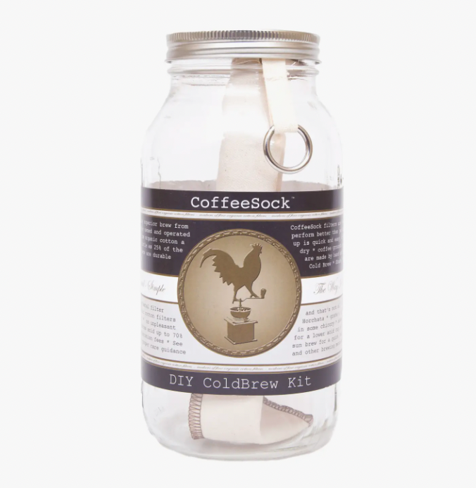 Coffee Kit - 64 Ounce DIY Reusable Organic Cotton Cold Brew