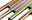 Straw - Rainbow Metal