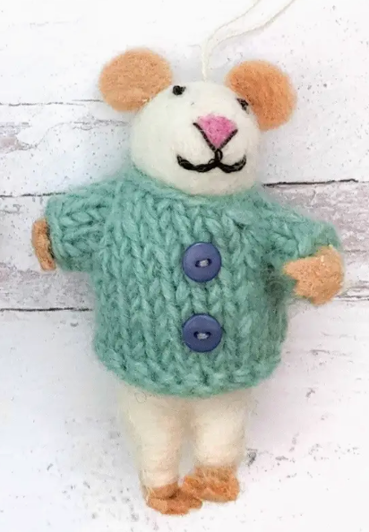 Wool Felt Ornaments - Friendsheep